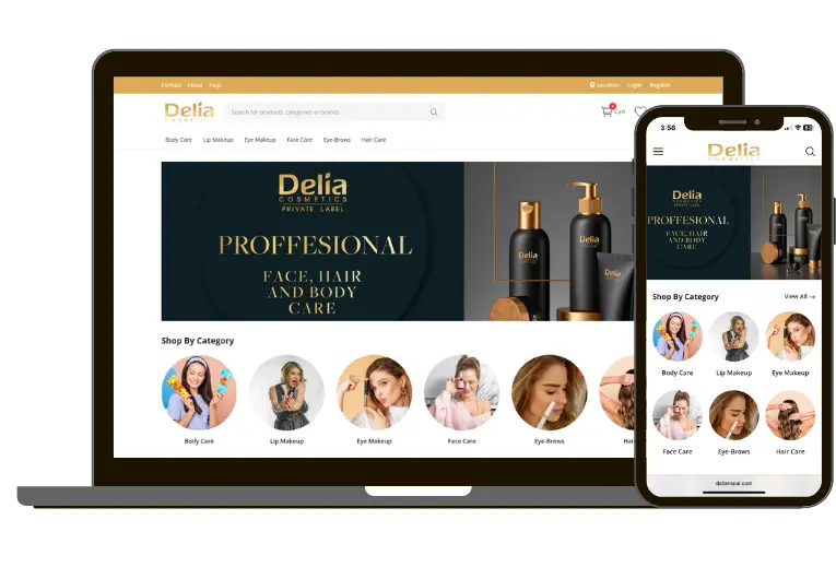 #1 Ecommerce website mockup for Nepal businesses